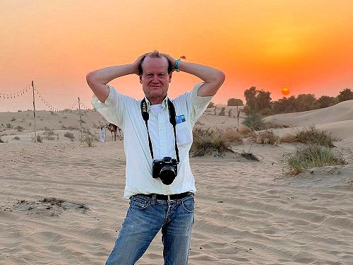 Dubai: in der W�ste an der Grenze zum Oman
