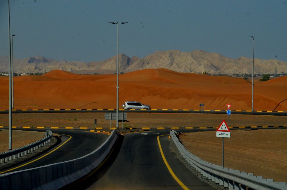 W�ste an der Grenze zum Oman