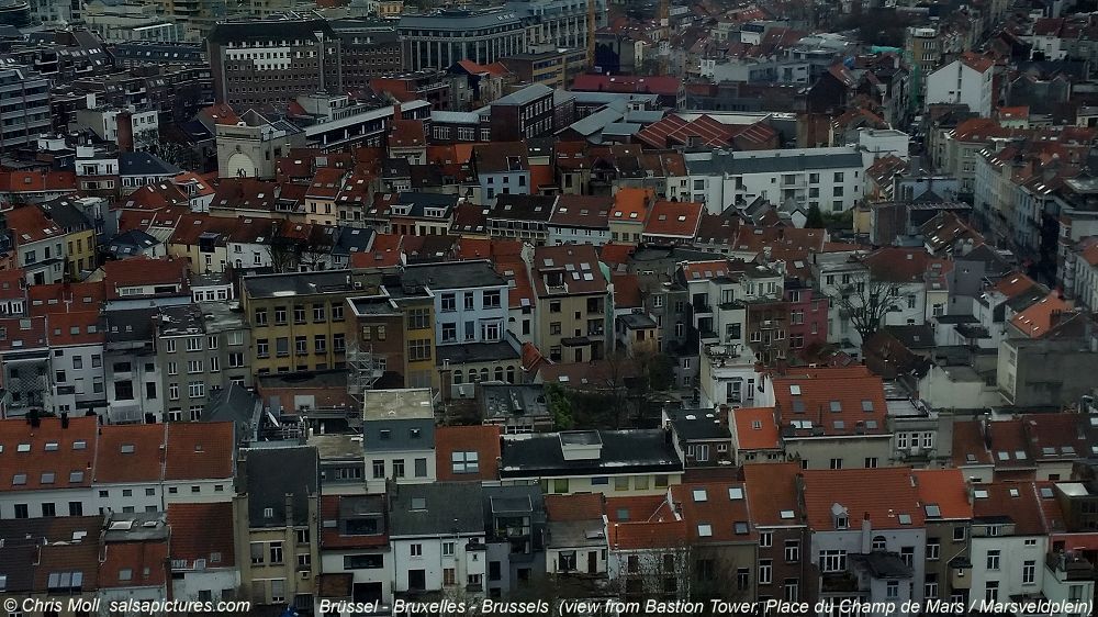 Blick aus dem Bastion Tower, Br&uuml;ssel