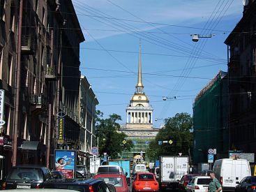 St.Petersburg (im Hintergrund: Admiralit&auml;t)